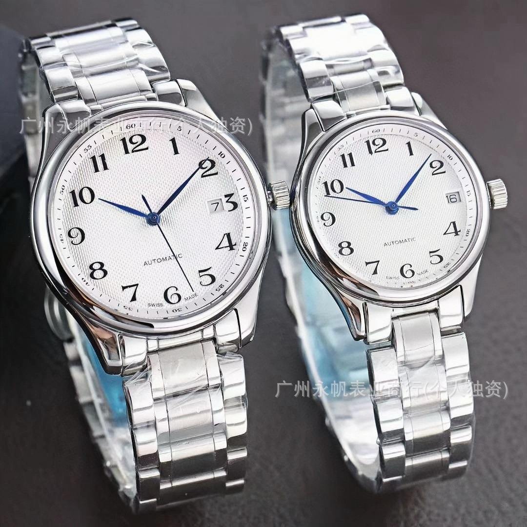 Langjia Famous Craftsman Digital Face Fully Automatic Mechanical Men's and Women's Watches Waterproof Couple Watches Mechanical Watch Famous Craftsman Series