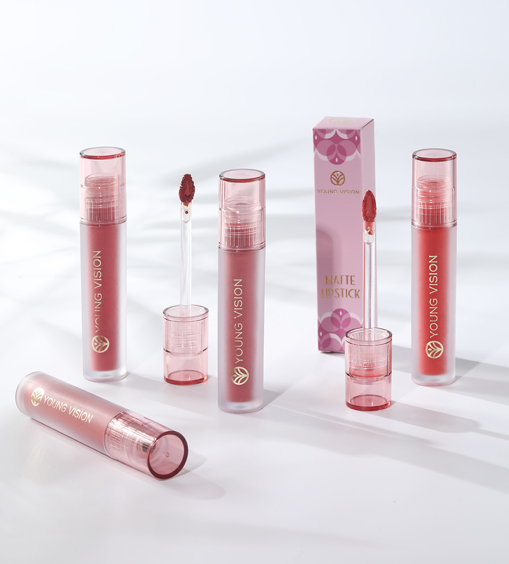 YOUNG VISION Matte lip gloss, velvet, non-stick, 6 colors available, liquid lipstick lip gloss undefined