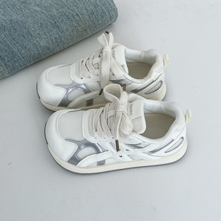 Mesh Breathable Forrest Gump Shoes Women's Korean Style Versatile White Shoes 2025 Summer New Casual Sports Shoes Yuanbo 2802