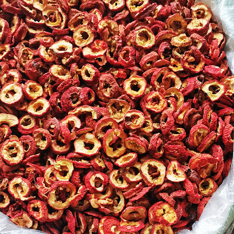 批發供應山東山楂干散裝 500克無籽無核山楂圈干山楂片量大從優