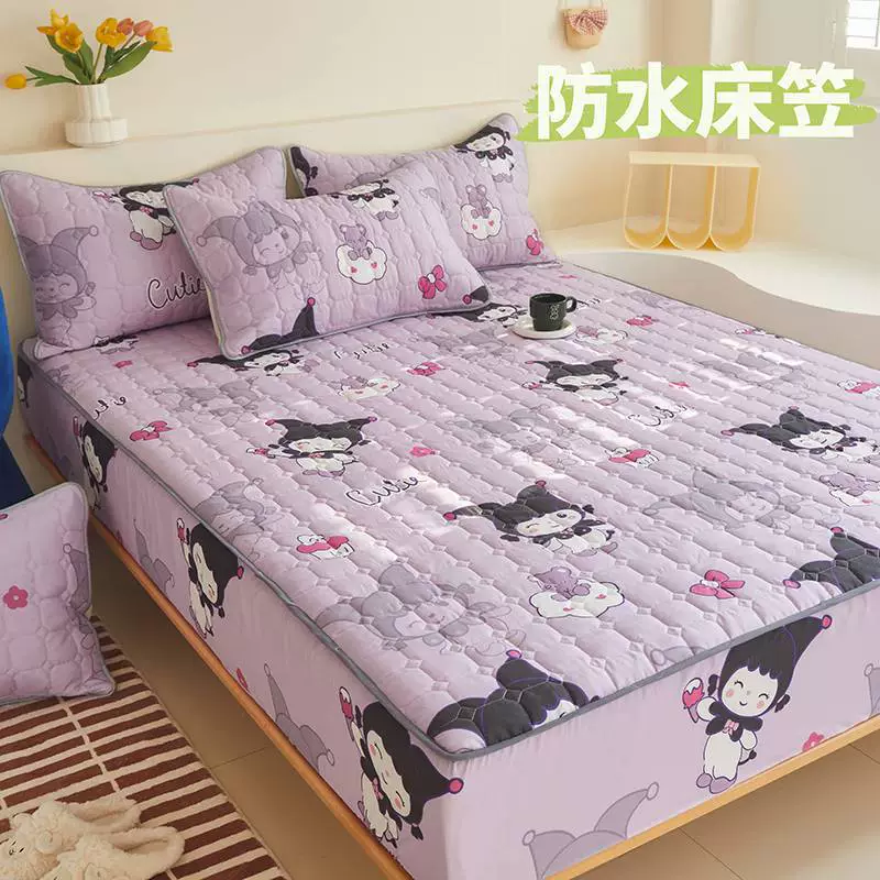 Новое стеганое простыня-накладка с принтом, приятное для кожи, водонепроницаемое, дышащее, защитное покрытие для матраса Simmons, дышащее постельное белье