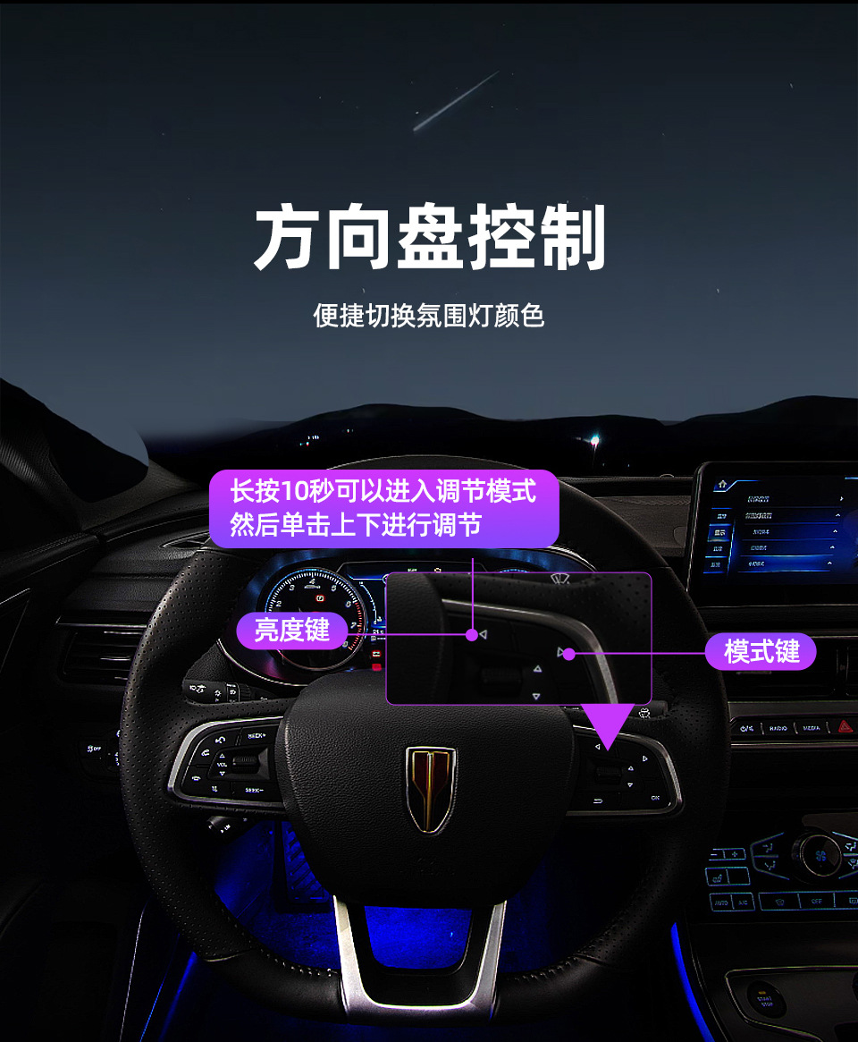 Red Flag H5 Atmosphere Lamp Car Supplies Decoration 23 Modified 22 Special Interior Interior Car 24 Streamers Original Factory Atmosphere
