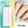 Christmas nail stickers, three dimensional fake nails, adhesive sticker, suitable for import, new collection