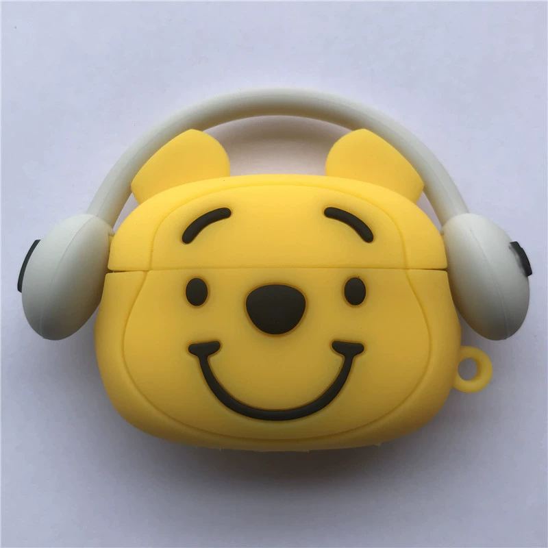 Силиконовый защитный чехол для Apple AirPods (3-е поколение) — дизайн мультгероя, зацепляющий или хвост, беспроводная совместимость