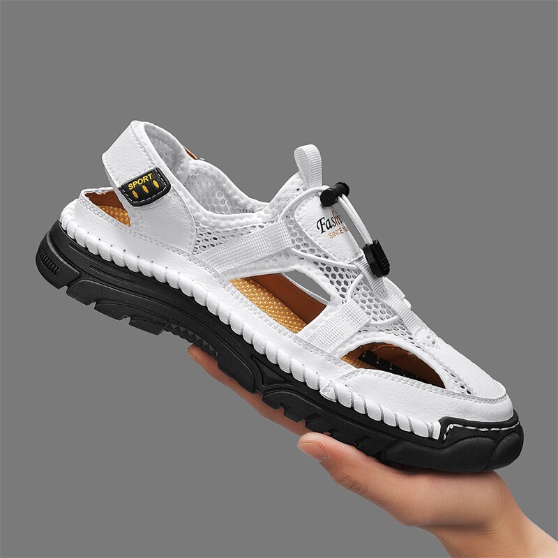 Plus Size 4546 Men's Shoes Summer Breathable Mesh Shoes Sports Casual Shoes Men's Hiking Shoes Hiking Shoes Mesh Clogs