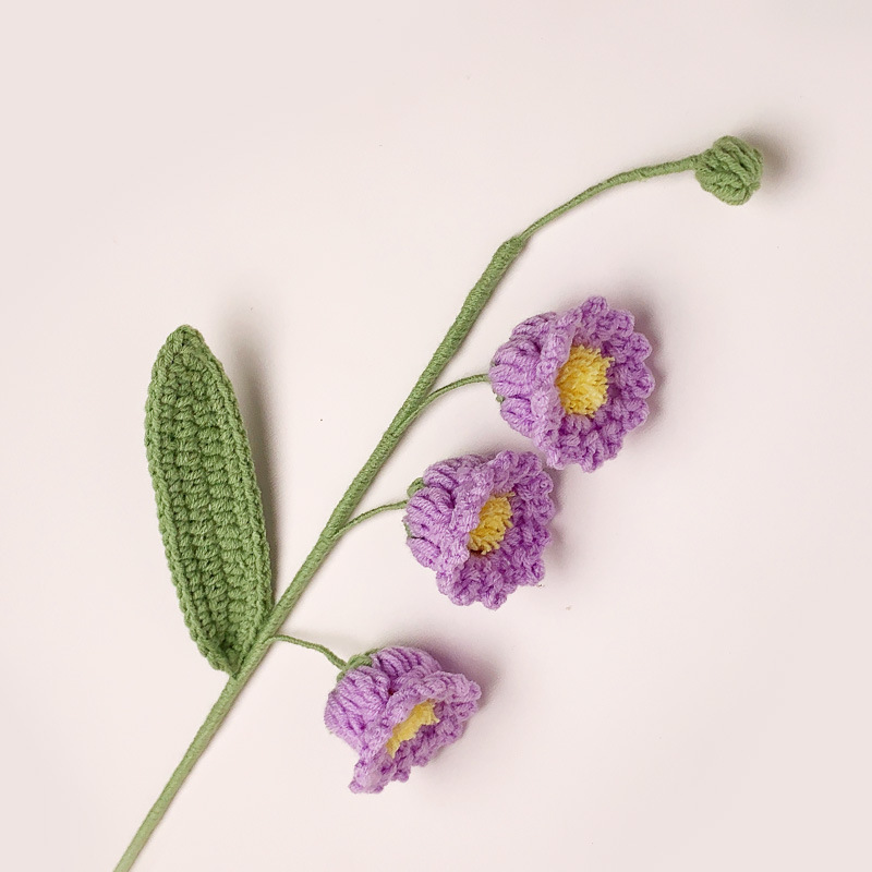 玫瑰花编织花束假花手工钩针仿真花毛线花朵成品情人节教师节礼物|undefined