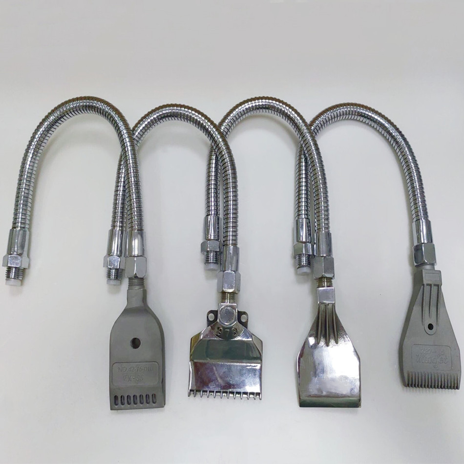 不锈钢吹风喷嘴16孔铝合金吹风喷嘴可调吹气吹水喷头1/4风刀