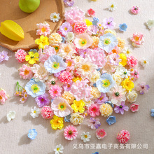 50朵仿真花diy材料包花头簪花新娘头饰配件古风汉服搭配发饰假花