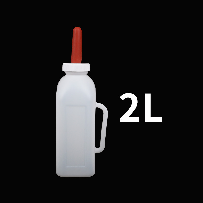 Suministro directo de fábrica de chupetes engrosados y alargados, biberón de vaca, chupete duradero, olla de leche para terneros, olla de alimentación 2L3L4L5L