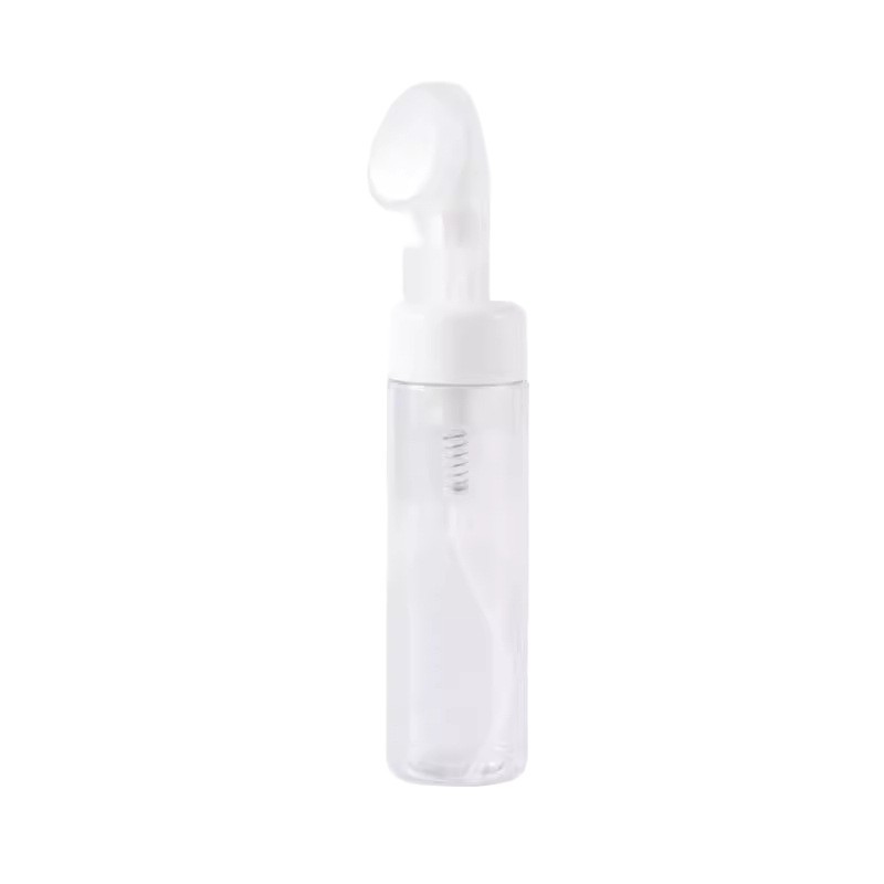 Limpieza facial botella separada espumante tipo prensado espumante limpiador facial lavar el cabello espuma botella de taza espumante