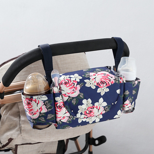 Stroller bag, baby stroller bag hook, storage bag, stroller storage basket rack, artifact for walking your baby out