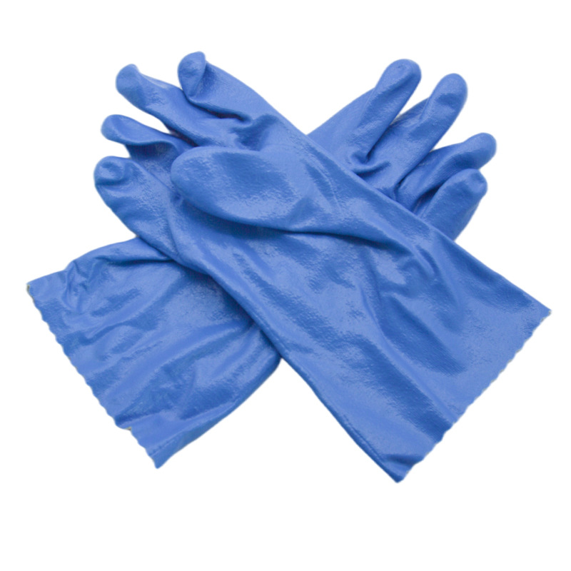 批发东亚338耐油手套耐用家务清洁洗衣服碗厨房保洁丁腈胶手套