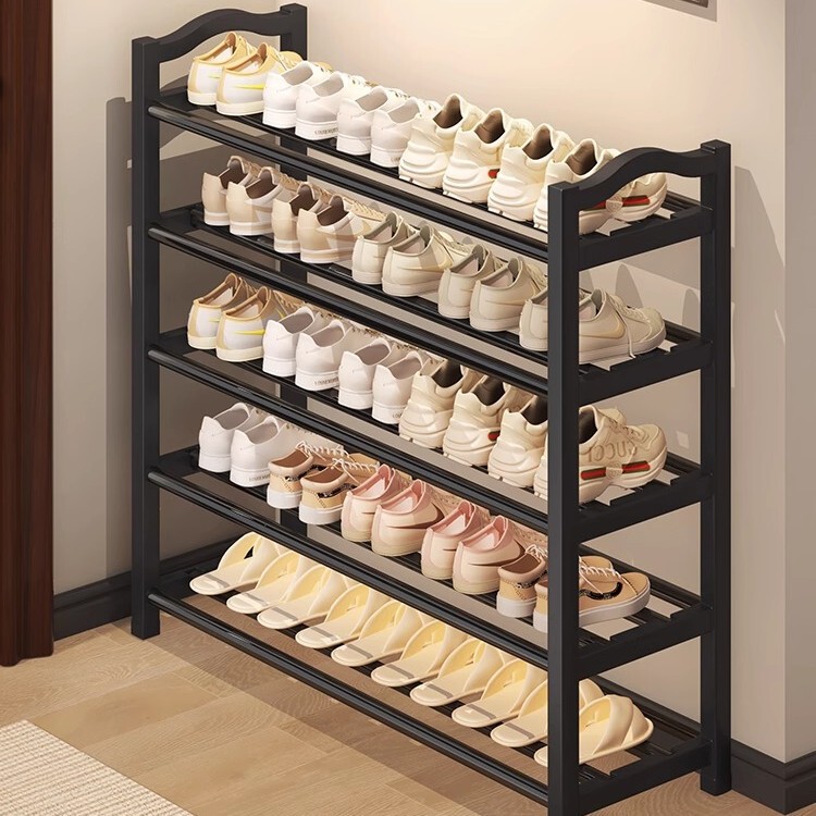 Shoe Rack for Home Entrance, Multi-Layer Rental Housing, Entrance Door, Dormitory Plastic Indoor, Good-Looking Small Narrow Shoe Cabinet, Sturdy