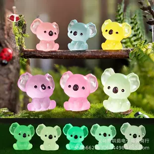 Светящаяся фигурка коалы шар из смолы для DIY