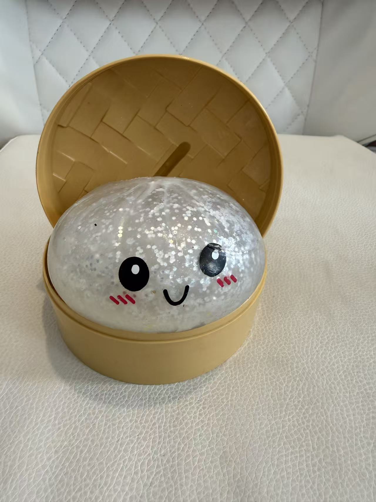 Dumpling Squishies Toy Simulación dumpling pellizco juguete de descompresión dumpling juguete torcido