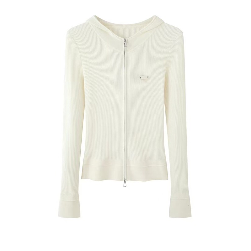 In stock: 2026 Autumn New Collection – Elegant, Slim-Fit, and Simple Style Zippered Hooded Knit Cardigan for Women, Q567160 In stock: 2026 Autumn New Collection – Elegant, Slim-Fit, and Simple Style Zippered Hooded Knit Cardigan for Women, Q567160