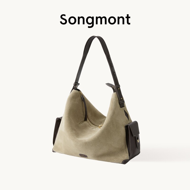 【ジャン・チーミンと同じスタイル】Songmont 山下裕松 トラベルホーボーバッグ 大容量 クロスボディ パソコンバッグ|undefined