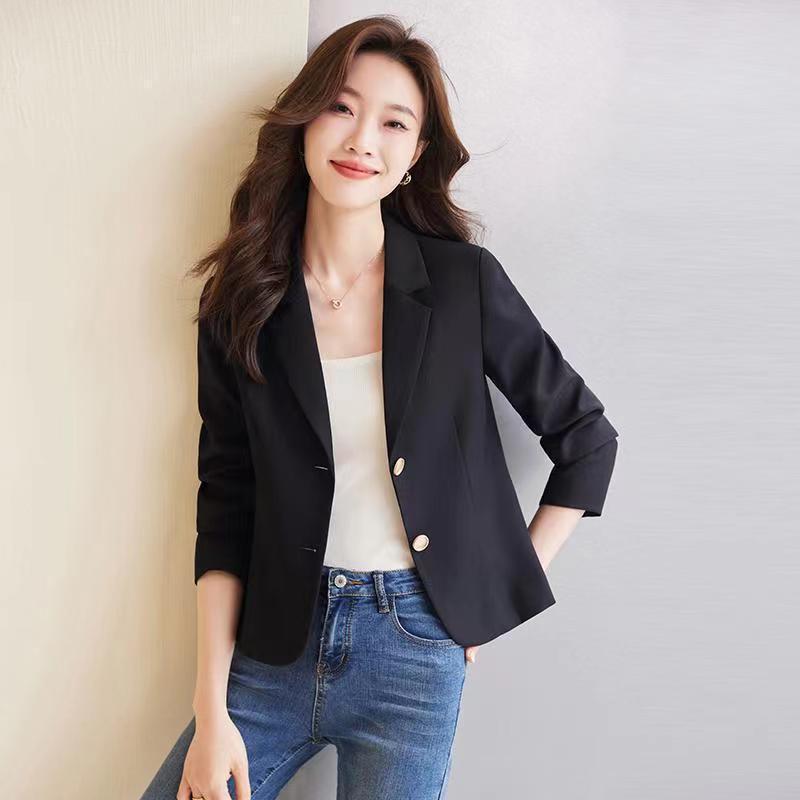 小个子短款西装外套女2025秋季新款时尚气质小西服设计感小众上衣|undefined