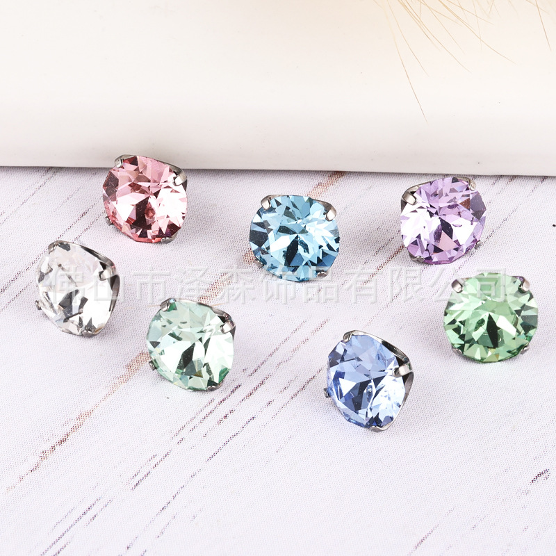 Zesen F136 Titanium Alloy Lip Piercing Labret Stud Round Bottom Swaro Lip Nail for Ear Bone detail image 9