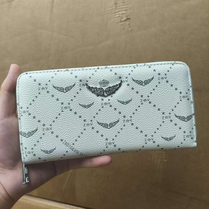 ZV bolsos de mujer de diamantes en caliente transfronterizos bolsos de cadena metálica bolsos tarjetas de cartera bolsos de mano largos bolsos de cambio monedero integrado