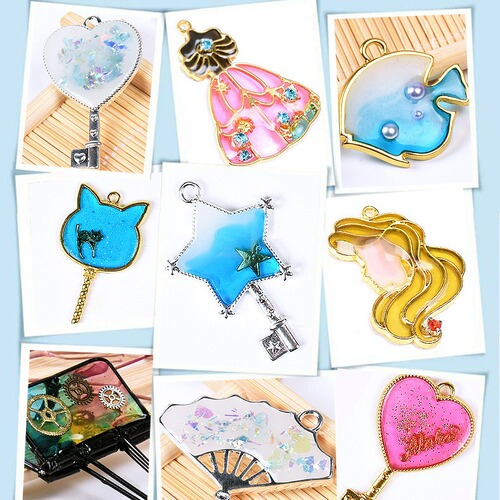DIY crystal glue, color UV glue, color transparent uv glue, hard glue, gem metal frame UV glue