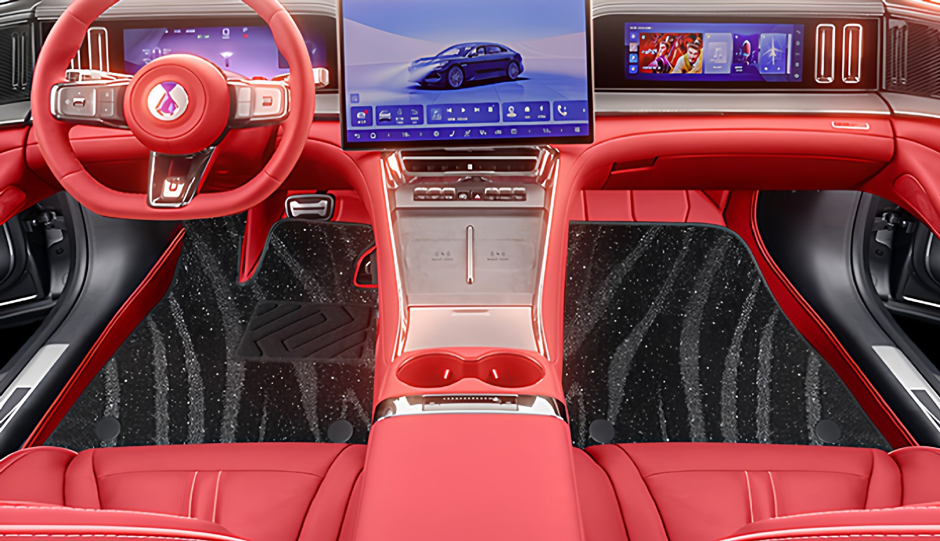 Suitable for Denza Z9Gt Trunk Mat, Full Surround 26-Model Car Trunk Mat Modification Decorative Accessories 24 Models