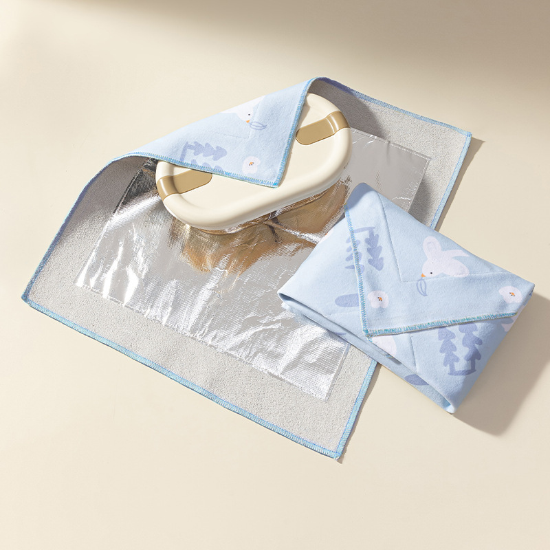 100-piece set of aluminum foil thermal insulation cloth, self-adhesive thermal insulation cloth, lunch box storage bag, and Velcro wrap cloth bag