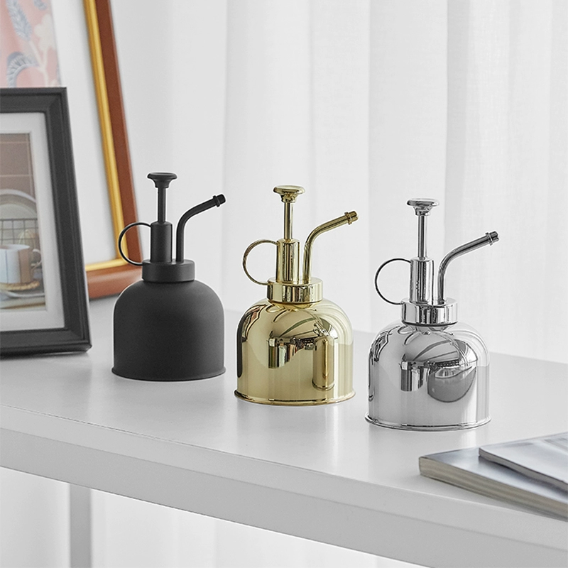 Латунный цвет небольшой лейки для полива цветов металлический мясной опрыскиватель 304 из нержавеющей стали давление воздуха золотой распылитель воды