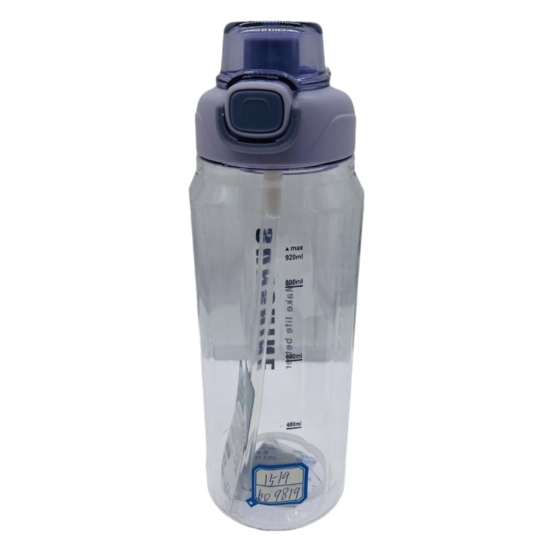 Zhengye 1519 nueva llegada PC plástico taza de agua 920ml gran capacidad deportes taza al aire libre portátil espacio taza