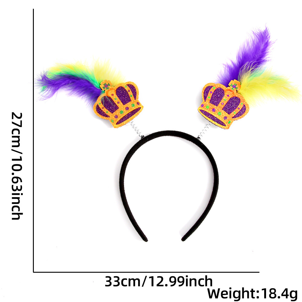 Amazon nuevo Carnaval brasileño diadema tocado rendimiento etapa Mardi Gras decoración del partido suministros