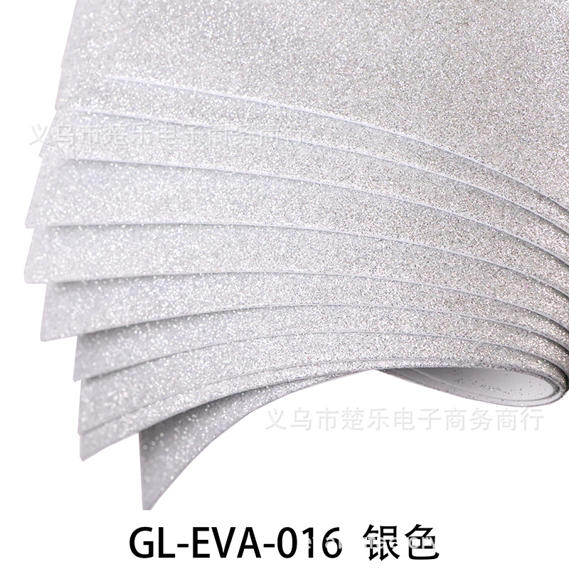 A4/A3/50x70 fábrica al por mayor Eva oro polvo esponja papel 2mm kindergarten DIY papel hecho a mano sin pegamento