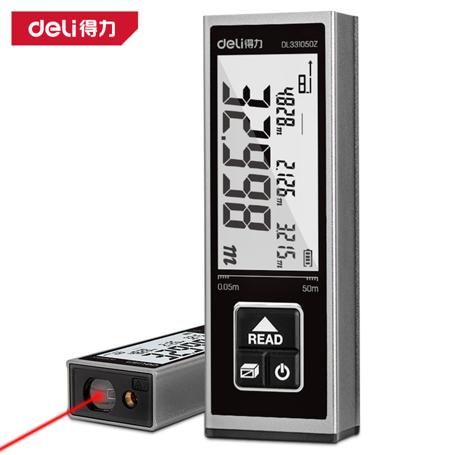得力工具DL331050Z迷你激光测距仪50mCADDL331040Z