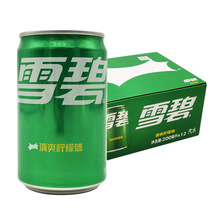 可口可乐mini迷你含糖雪碧200ml*12罐装 碳酸饮料 整箱