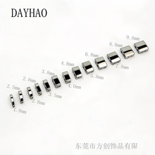 不锈钢珠宝扣90度开合1.8-10.8mm宽 304/316L抛光饰品配件扣厂家