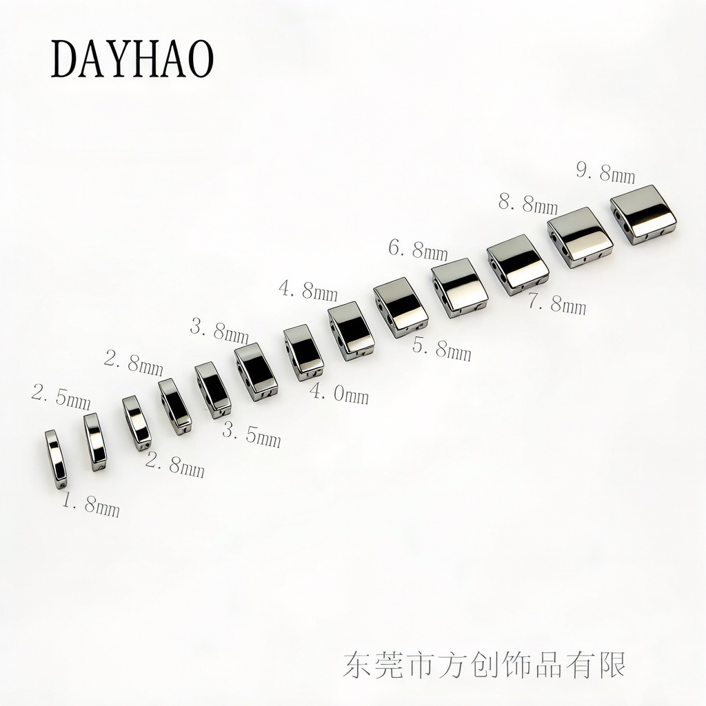 不锈钢珠宝扣90度开合1.8-10.8mm宽 304/316L抛光饰品配件扣厂家