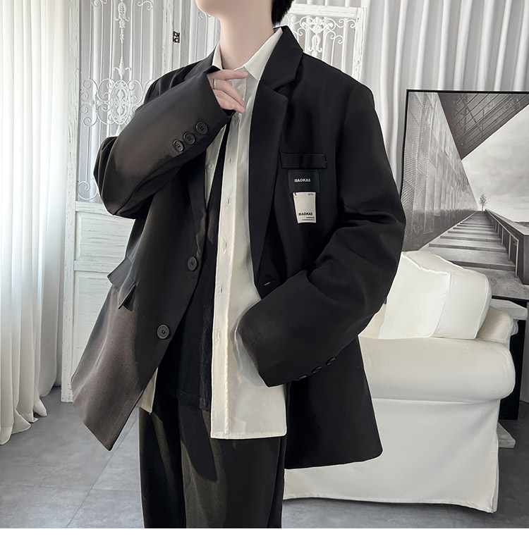 British Men's White Blazer Smart Casual Autumn Stylish Jacket_voghion.com