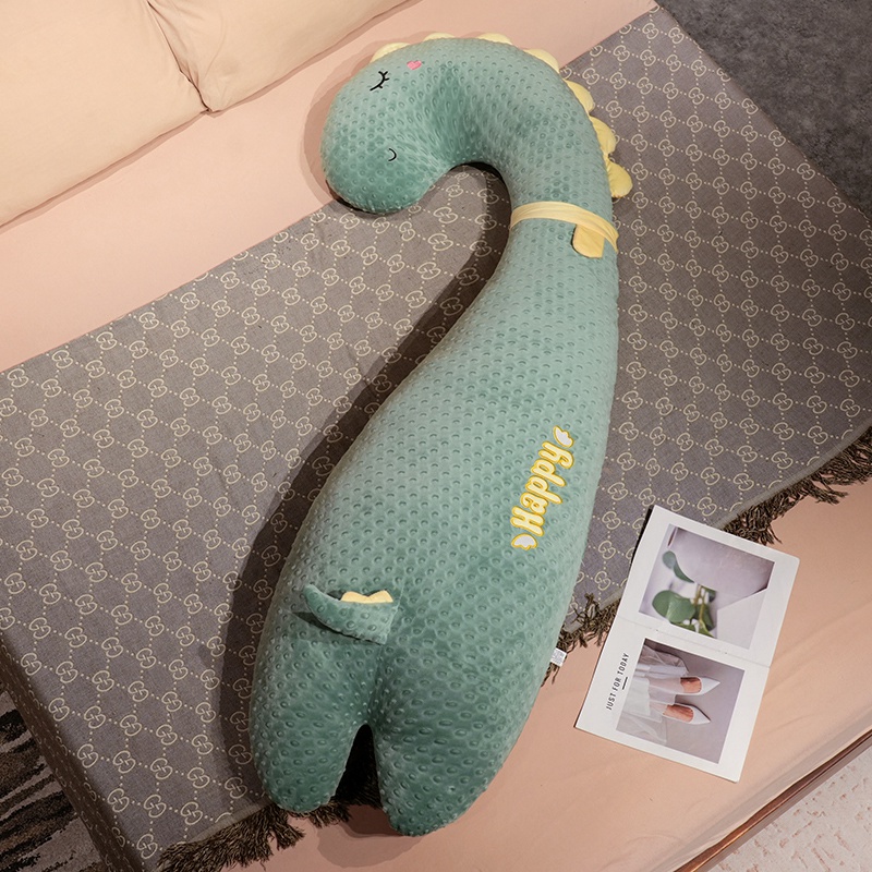 Almohada de tira larga de algodón para bebé de clase A de dibujos animados Muñeca de confort para niños Almohada para dormir con piernas para niñas Regalo para niños