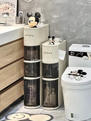 挟み収納棚便器トイレ縫い風呂棚防水大容量隙間横狭いトイレロッカー