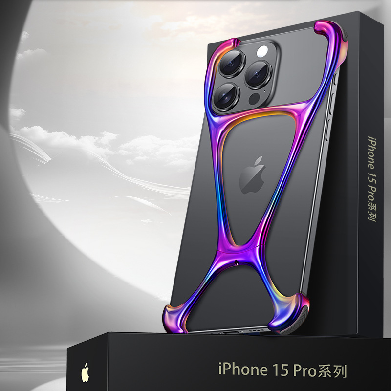 Ốp lưng hợp kim kẽm kim loại chống sốc cho iPhone 16 Pro Max — Vỏ hợp kim kẽm MK Hercules đầy màu sắc, MK Hercules Vỏ hợp kim kẽm-Màu sa mạc, MK Hercules kẽm hợp kim vỏ-màu súng sáng, Vỏ hợp kim kẽm MK Hercules-bạc sáng