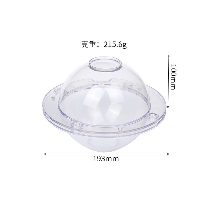 Planeta cielo estrellado molde de chocolate planeta mousse molde de pastel molde de chocolate tridimensional herramientas para hornear al por mayor