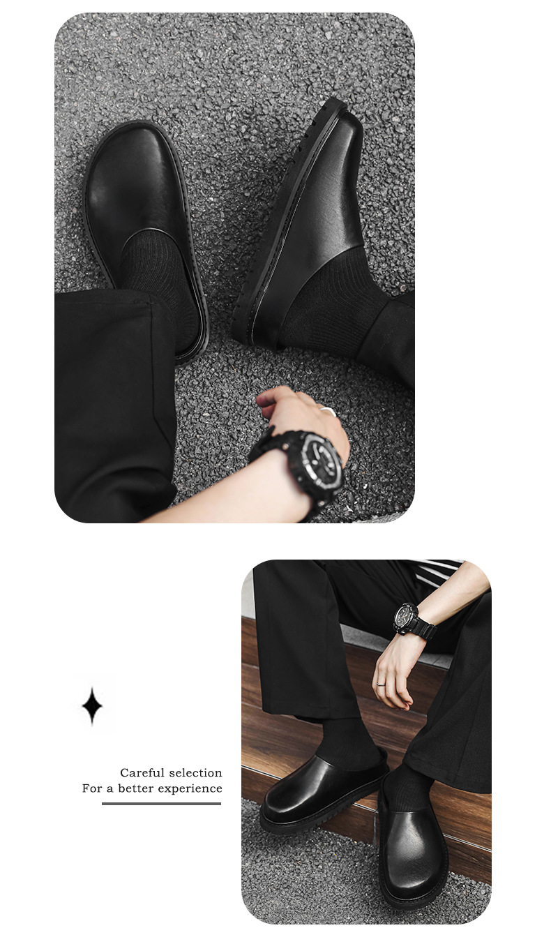 Pantofole uomo comode con suola alta antiscivolo alla moda_voghion.com