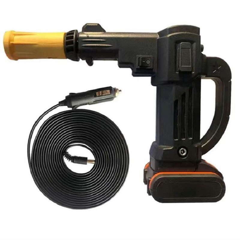 新款家用锂电高压清洗枪无线车载便携式水枪充电式洗车神器清洗机