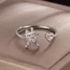 H3: Yellow single silver ring - other surnames consult customer service