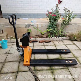 Electric Forklift with Weighing Capacity of 1-3 Tons, Electronic Forklift Scale with Printing, Hydraulic Weighing and Handling Truck, Electric Forklift