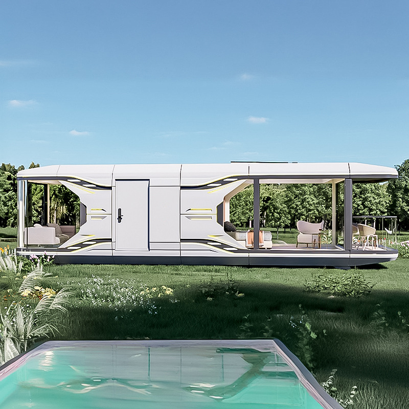 Cabina espacial Habitación móvil Habitación de familia Habitación de cielo estrellado Habitación de sol Casa inteligente Contenedor Fabricante de viviendas móviles