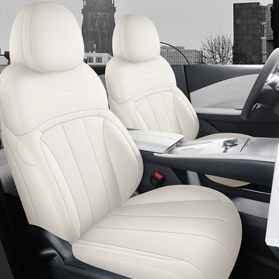 Car Special Seat Cover, Modelə uyğun (Original) oturacaq örtükləri - willow-frost-white-standard-edition-galaxy-starship-7