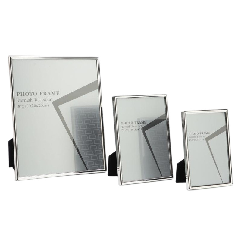 Light Luxury Silver-Plated Thin-Edged Metal Photo Frame, Anti-Tarnish Metal Craftsmanship, Desktop Decorative Photo Frame, Wholesale in Stock Light Luxury Silver-Plated Thin-Edged Metal Photo Frame, Anti-Tarnish Metal Craftsmanship, Desktop Decorative Photo Frame, Wholesale in Stock