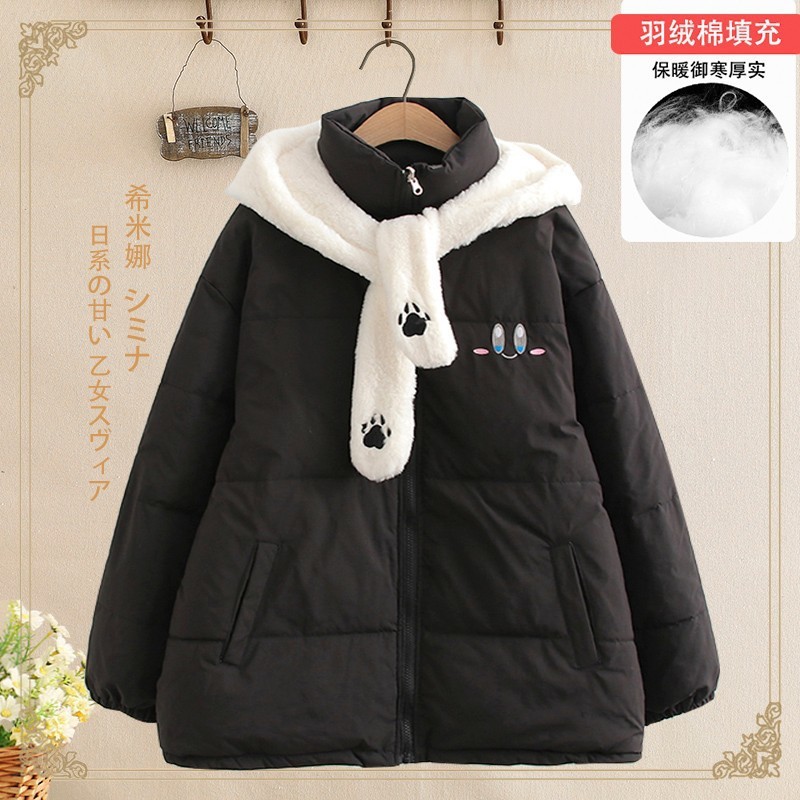 面包服短款羽绒棉衣棉服女2024年新款潮少女冬季外套防寒加厚棉袄