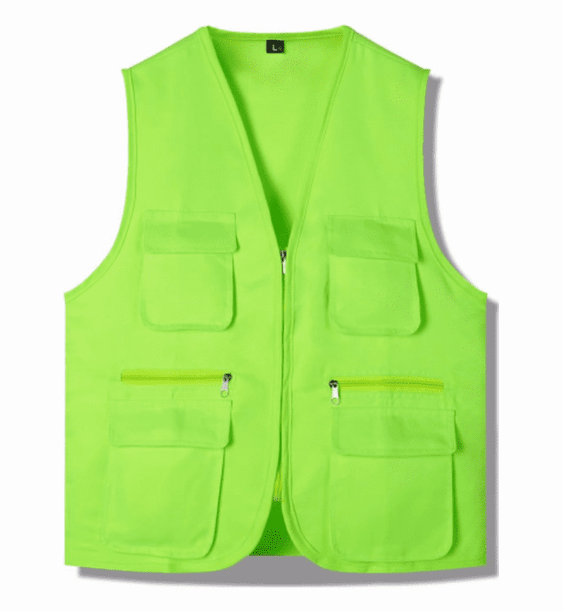 Ropa de trabajo voluntaria chaleco impresa tridimensional grupo de construcción voluntario chaleco voluntario publicidad de bienestar público bolsillo