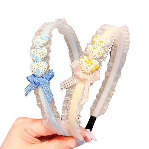 Summer children's hairbands princess bow headbands girls' headbands and hair accessories Korean baby headbands with broken hair